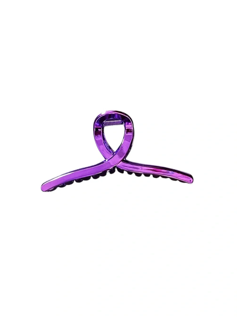 Dark Purple Metallic Shiny Reflective Large 5